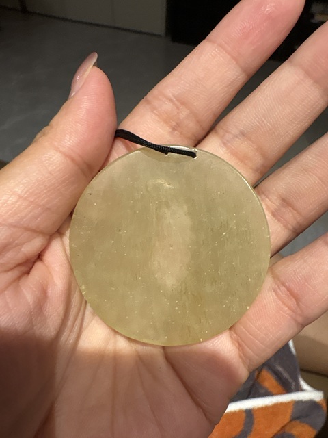 古玩玉器岫巖玉龍鳳呈祥佩真品鑒賞圖