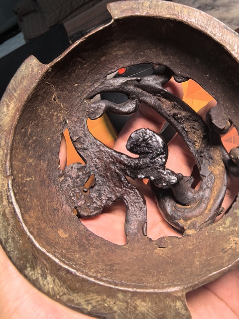 古玩銅器銅熏爐真品鑒賞圖