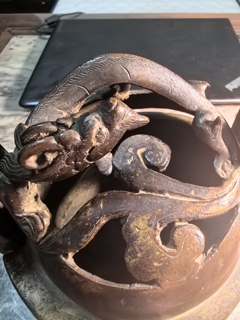 古玩銅器銅熏爐真品鑒賞圖