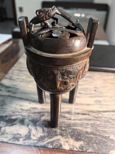 古玩銅器銅熏爐真品鑒賞圖
