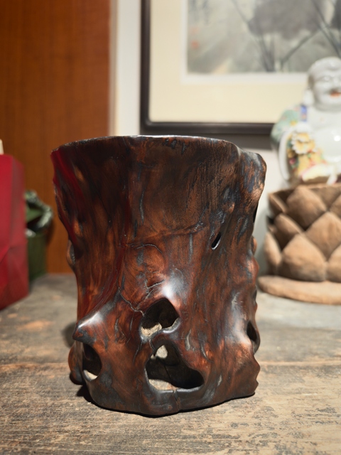 古玩雜項(xiàng)筆筒真品鑒賞圖