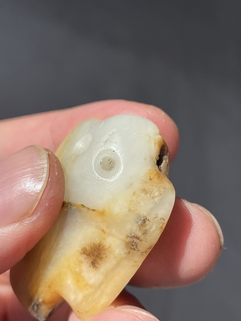 古玩玉器仿古玉梟真品鑒賞圖