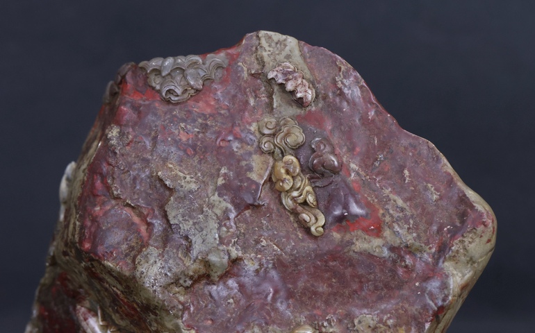 古玩雜項昌化雞血石擺件真品鑒賞圖