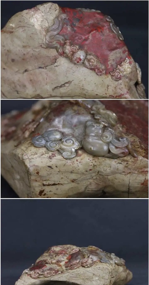 古玩雜項昌化雞血石擺件真品鑒賞圖