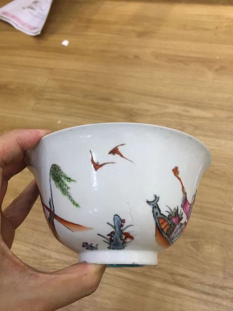 古玩陶瓷粉彩碗真品鑒賞圖
