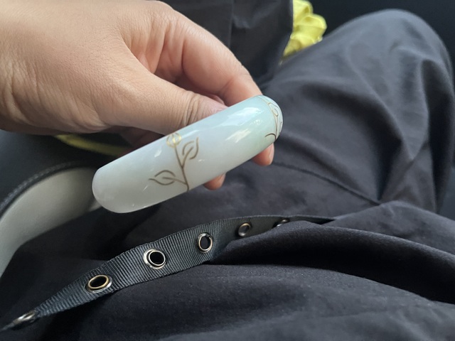 古玩玉器翡翠手鐲真品鑒賞圖