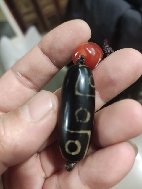 古玩玉器瑪瑙工藝品天珠拍賣(mài)，當(dāng)前價(jià)格188元
