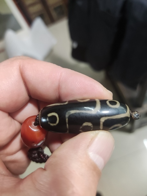 古玩玉器瑪瑙工藝品天珠拍賣(mài)，當(dāng)前價(jià)格188元