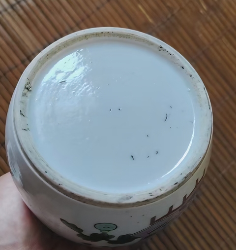 古玩陶瓷粉彩提梁壺真品鑒賞圖