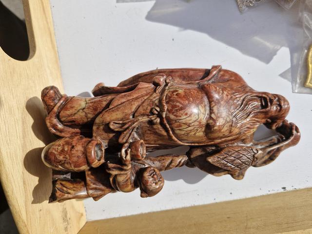 古玩雜項壽山石擺件真品鑒賞圖