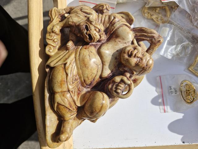 古玩雜項壽山石擺件真品鑒賞圖