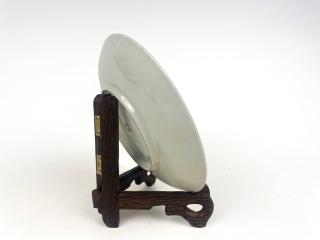 古玩陶瓷民國(guó)·粉彩蝠壽花卉盤(pán)拍賣(mài)，當(dāng)前價(jià)格188元