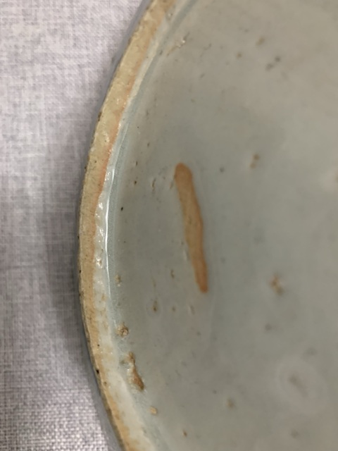 古玩陶瓷青花麒麟望月盤真品鑒賞圖