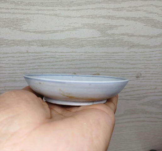 古玩陶瓷青花螭龍紋盤真品鑒賞圖