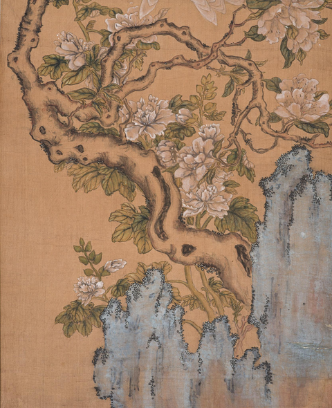 古玩字畫孫佑款花鳥真品鑒賞圖