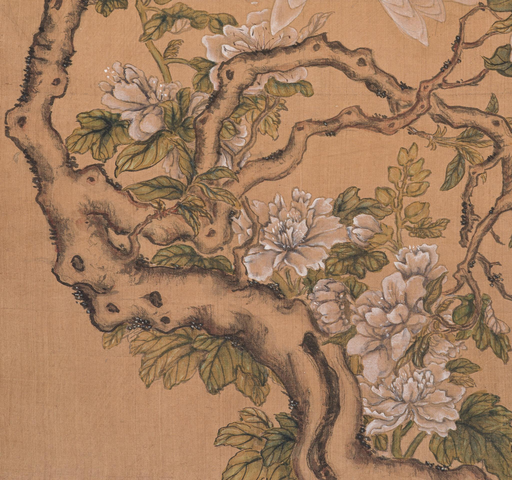 古玩字畫孫佑款花鳥真品鑒賞圖