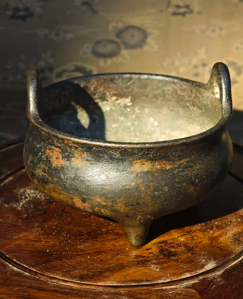 古玩銅器銅爐真品鑒賞圖