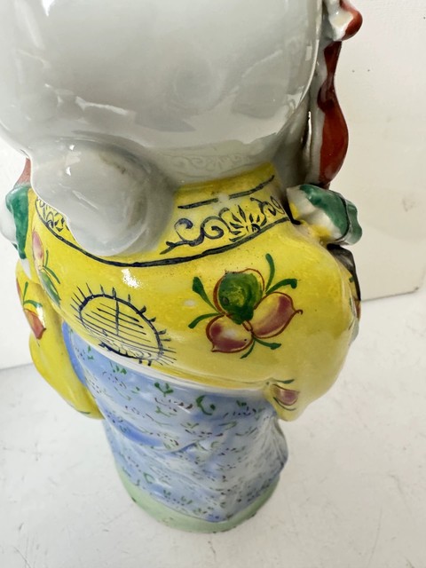古玩陶瓷壽星公瓷塑真品鑒賞圖