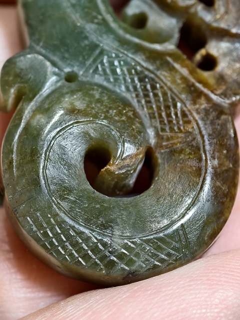 古玩玉器龍佩真品鑒賞圖