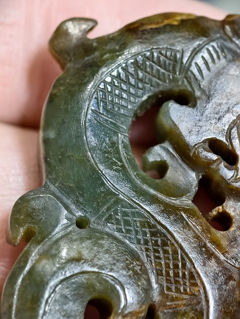 古玩玉器龍佩真品鑒賞圖