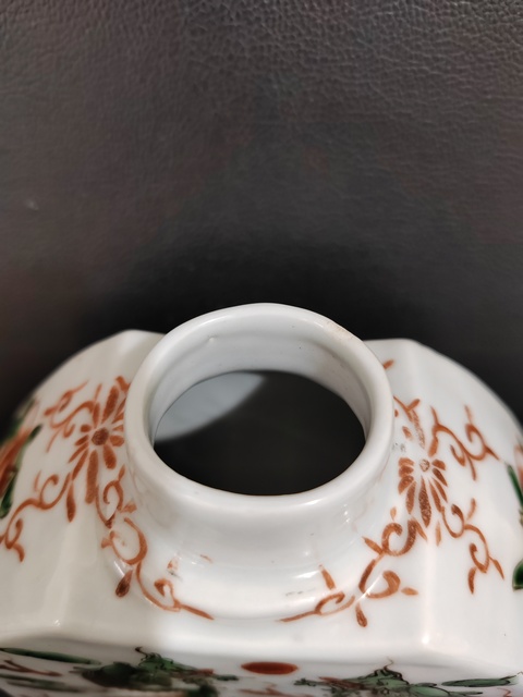 古玩陶瓷五彩龍紋茶葉罐真品鑒賞圖