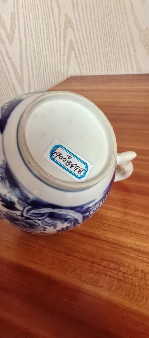 古玩陶瓷青花執壺真品鑒賞圖