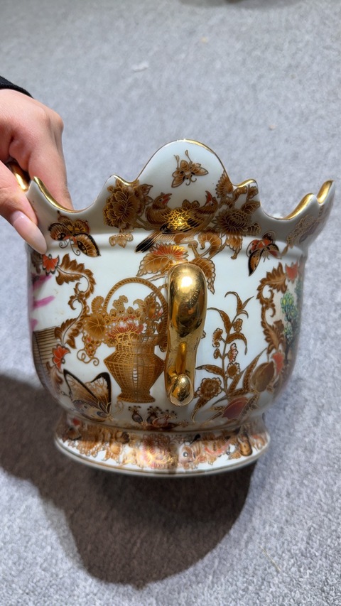 古玩陶瓷廣彩器真品鑒賞圖