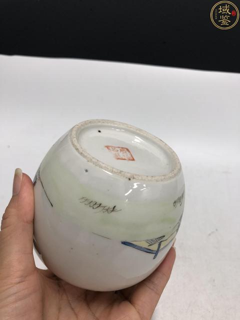 古玩陶瓷民國·粉彩太白醉酒紋罐拍賣，當(dāng)前價格2188元