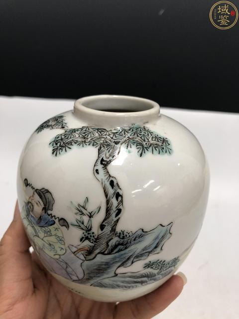 古玩陶瓷民國·粉彩太白醉酒紋罐拍賣，當(dāng)前價格2188元
