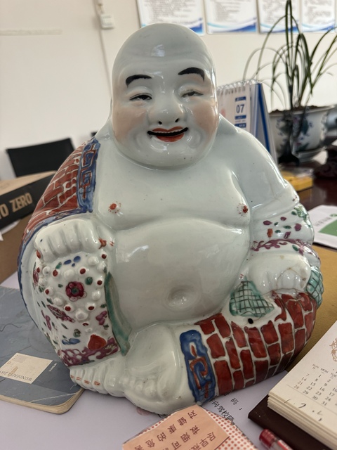 古玩陶瓷袈裟羅漢真品鑒賞圖