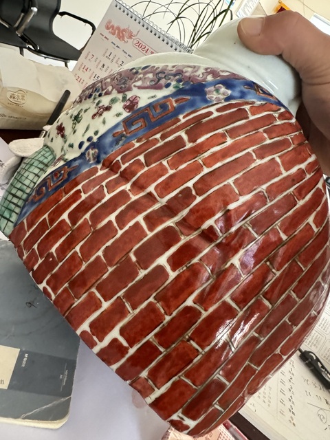 古玩陶瓷袈裟羅漢真品鑒賞圖