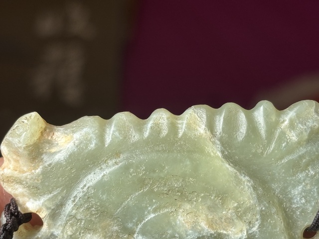 古玩玉器仿紅山玉鷹頭真品鑒賞圖