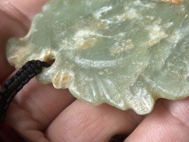 古玩玉器仿紅山玉鷹頭真品鑒賞圖