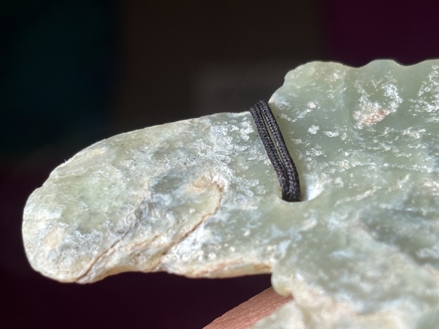 古玩玉器仿紅山玉鷹頭真品鑒賞圖