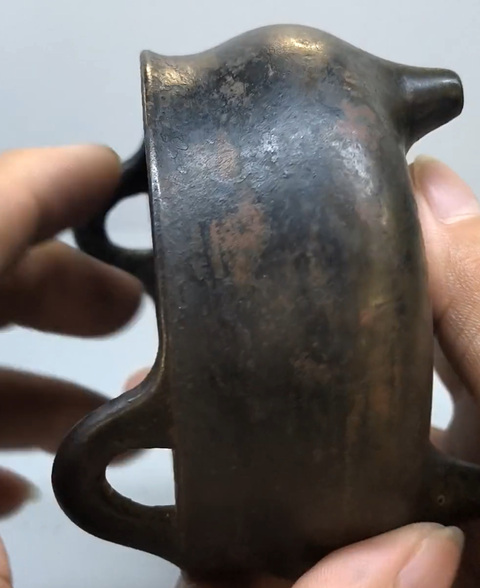 古玩銅器銅爐真品鑒賞圖