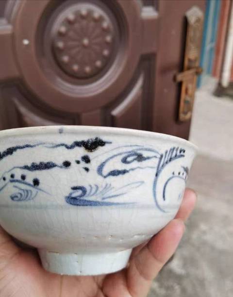 古玩陶瓷青花碗真品鑒賞圖
