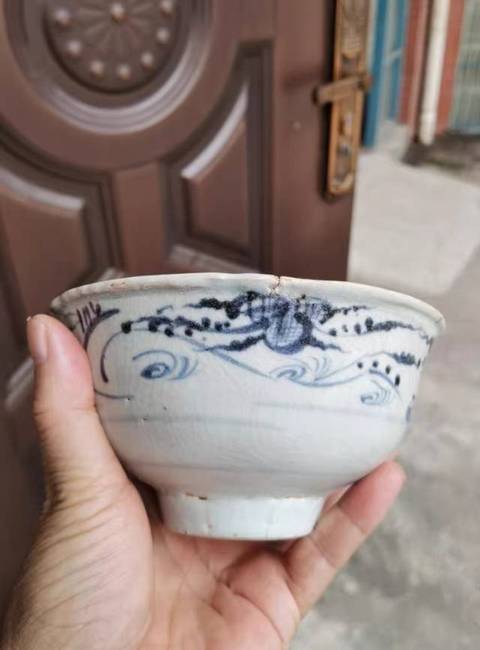 古玩陶瓷青花碗真品鑒賞圖