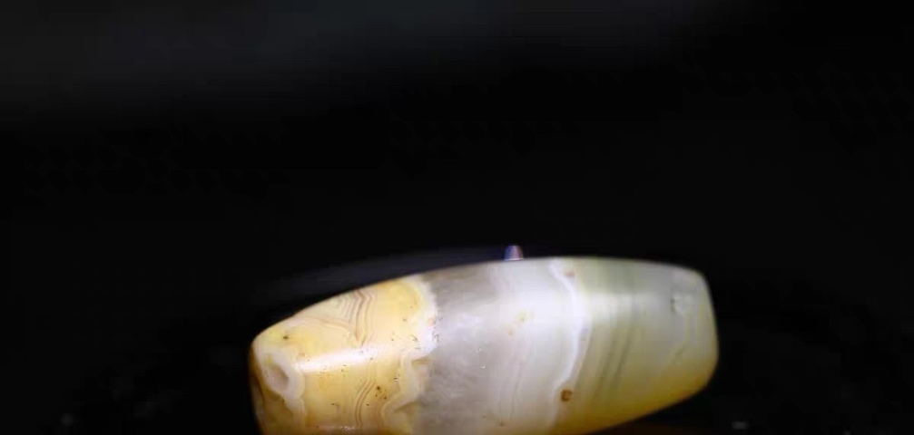古玩玉器瑪瑙管珠真品鑒賞圖