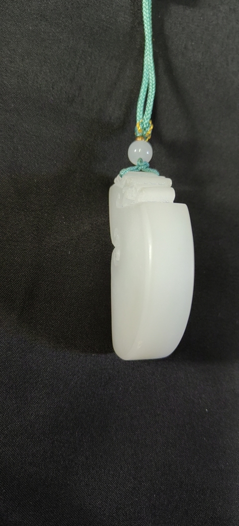 古玩玉器和田玉雕龍型件真品鑒賞圖