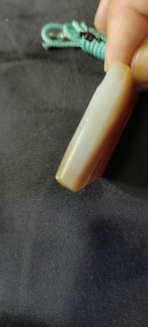 古玩玉器天然和田玉牌真品鑒賞圖