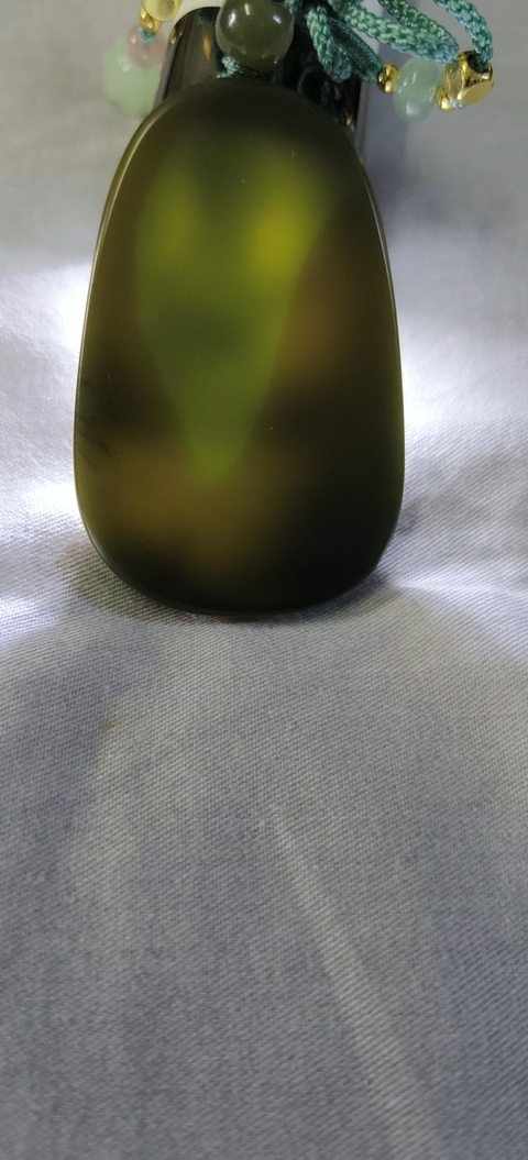 古玩玉器觀音牌子真品鑒賞圖