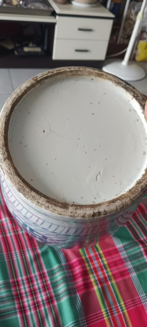 古玩陶瓷青花淡描花卉紋喜字盤口瓶拍賣，當前價格3500元