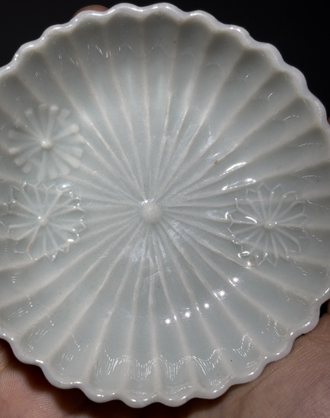 古玩陶瓷印花盤真品鑒賞圖