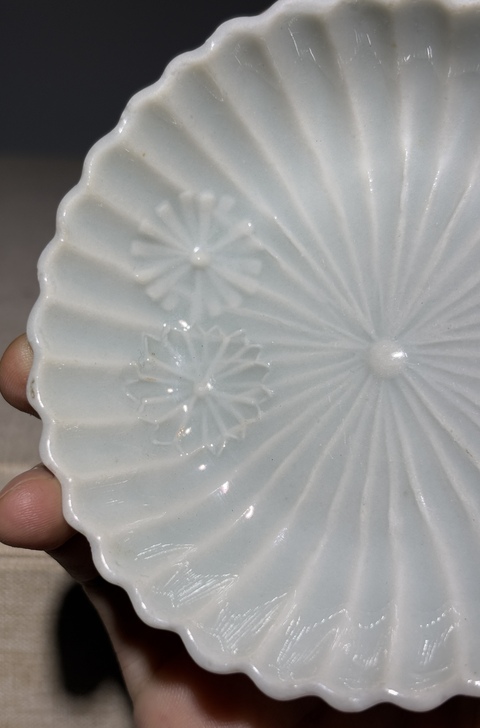 古玩陶瓷印花盤真品鑒賞圖