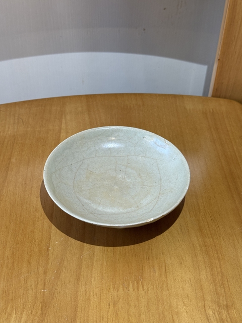 古玩陶瓷龍泉青瓷水洗真品鑒賞圖