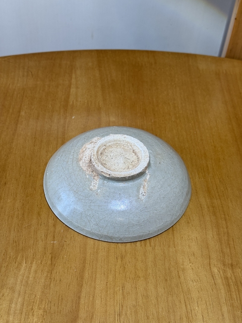 古玩陶瓷龍泉青瓷水洗真品鑒賞圖