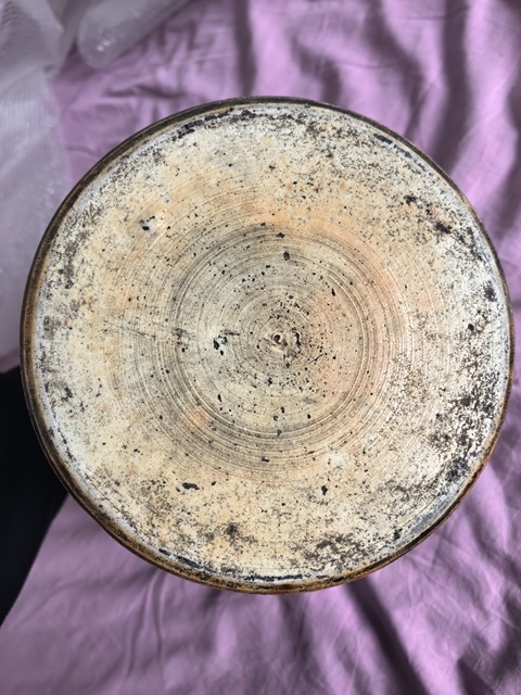古玩陶瓷青花五彩麒麟芭蕉紋罐 真品鑒賞圖