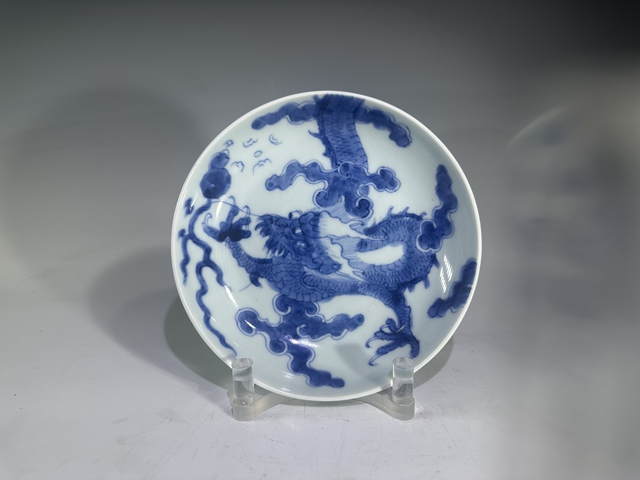 古玩陶瓷過墻龍真品鑒賞圖