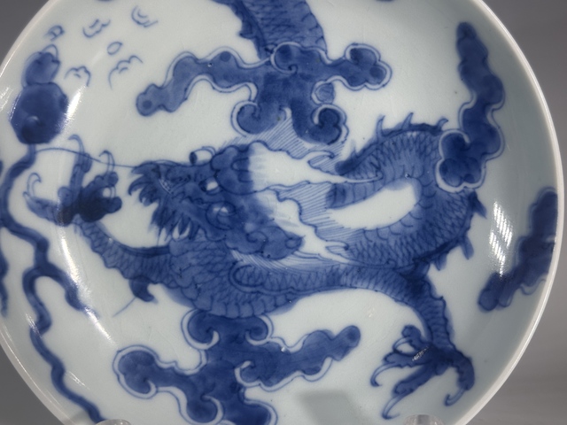 古玩陶瓷過墻龍真品鑒賞圖