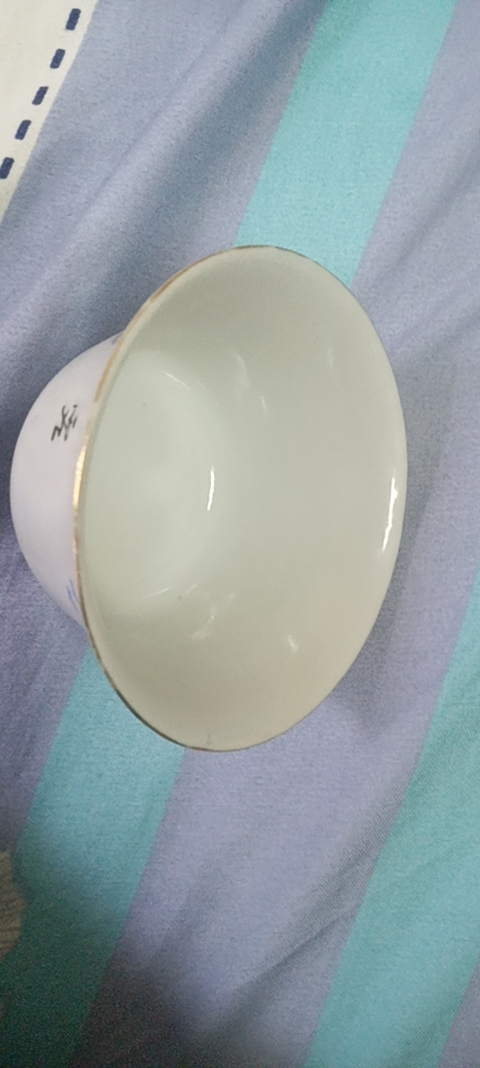 古玩陶瓷藍料彩蓋碗真品鑒賞圖